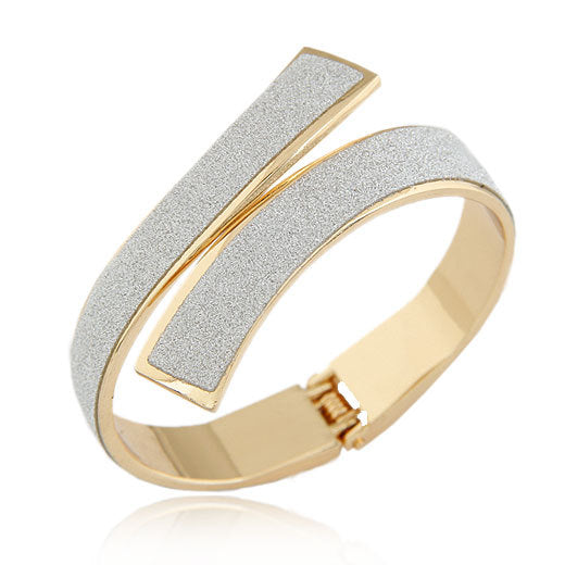 Punk Alloy Open Cuff Bracelet