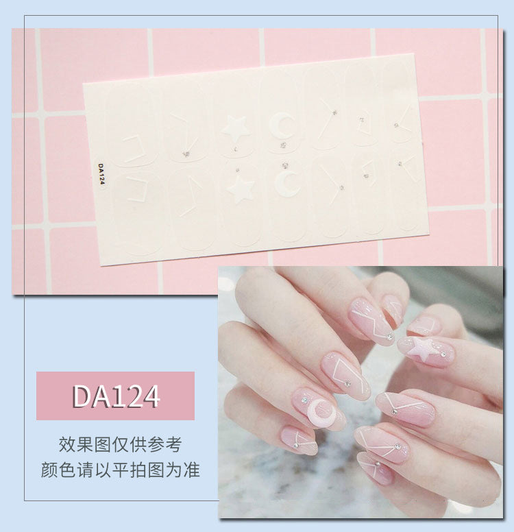 Leopard Print Nail Stickers with Peelable Backing (14 Sheets)