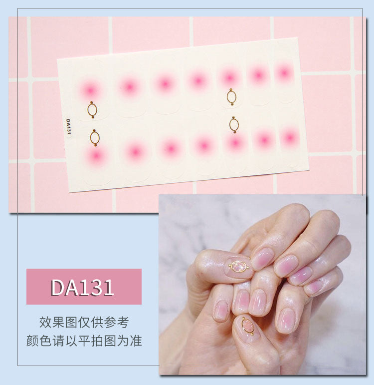 Leopard Print Nail Stickers with Peelable Backing (14 Sheets)