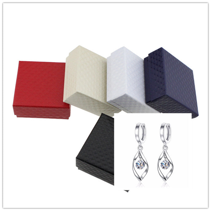 Zircon Silver Earrings with Rotating Pearl Drops