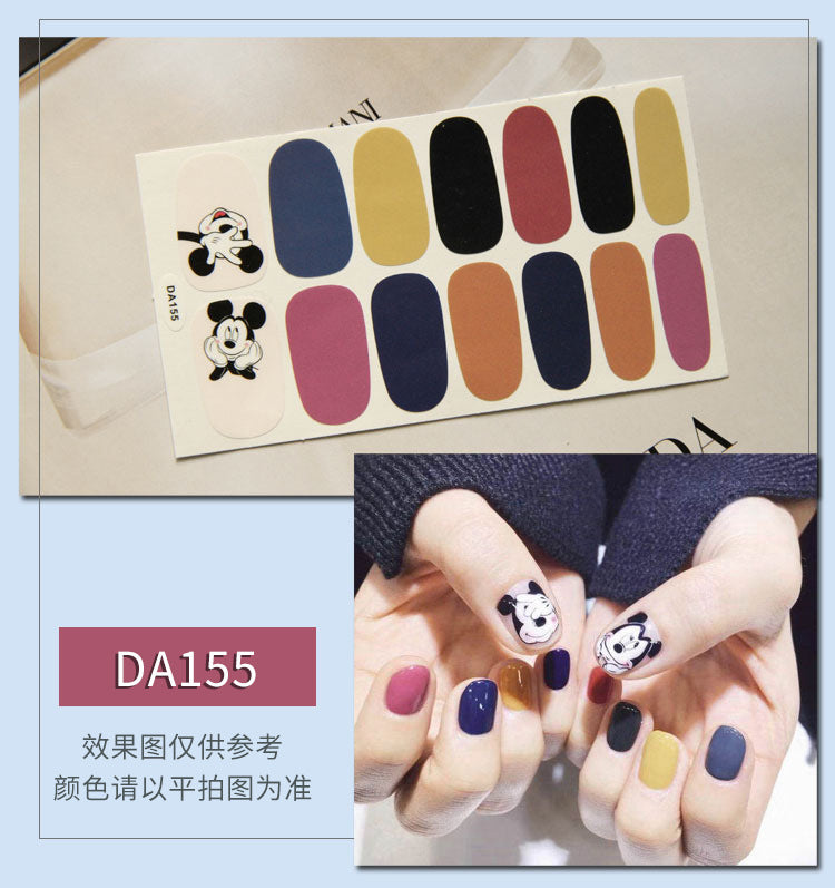 Leopard Print Nail Stickers with Peelable Backing (14 Sheets)
